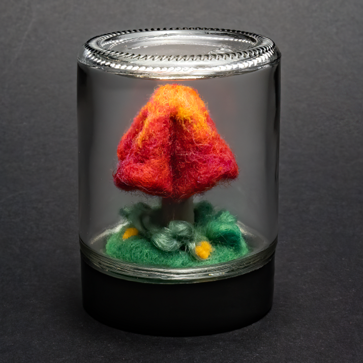 Ombre Folded Shroom